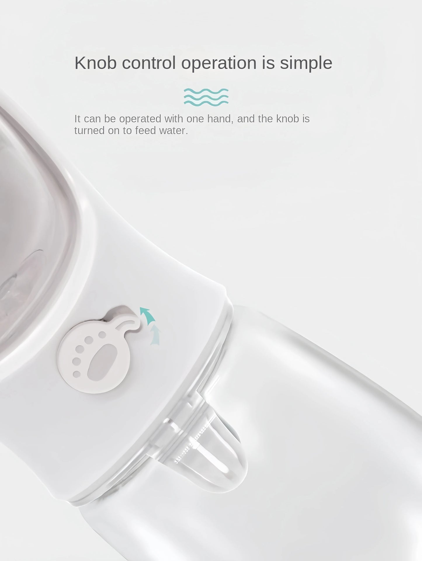 Botella de Agua Portátil para Mascotas con Dispensador de Comida